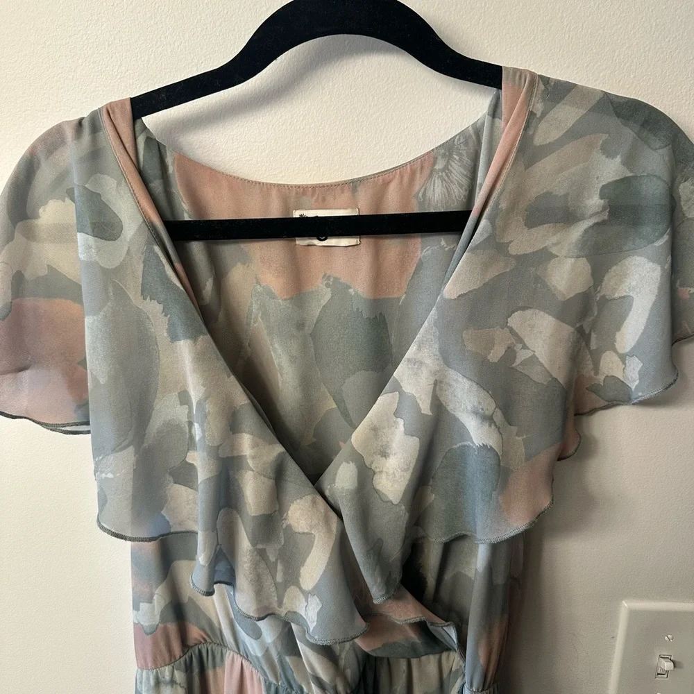 Show Me Your MuMu Blue and Pink Midi Dress - Picture 5 of 5